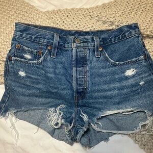 Levi's 501 Blue Jean Shorts